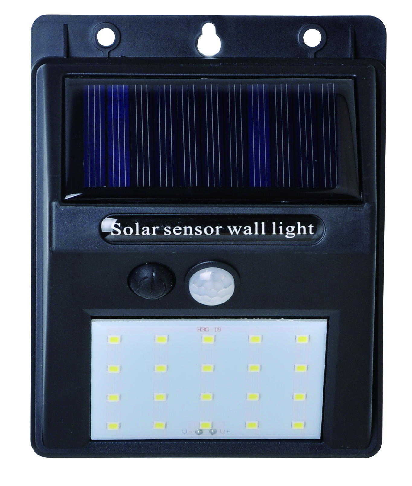 Lámparas de pared de sensor de luz IP65 impermeable 73 LED de pared solar LED